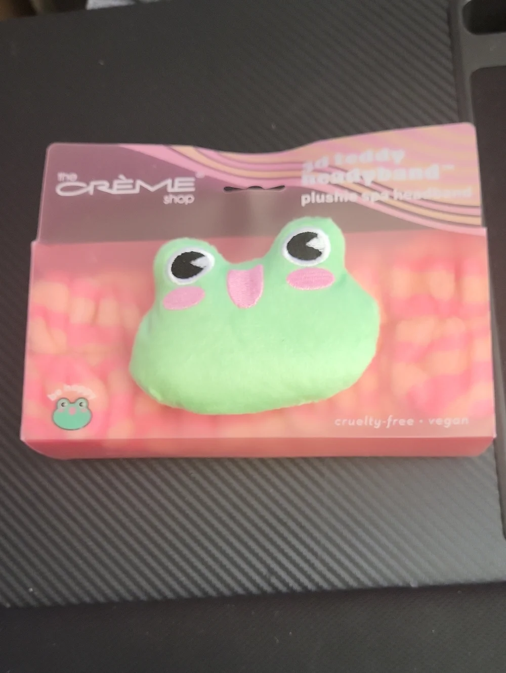 The Crème Shop Plush Frog Spa Headband